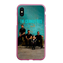 Чехол iPhone XS Max матовый Something Else - The Cranberries, цвет: 3D-малиновый