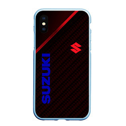 Чехол iPhone XS Max матовый Suzuki Абстракция