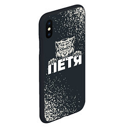 Чехол iPhone XS Max матовый Петя зубастый волк, цвет: 3D-черный — фото 2