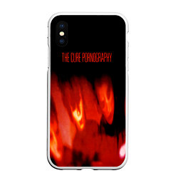 Чехол iPhone XS Max матовый Pornography - The Cure, цвет: 3D-белый