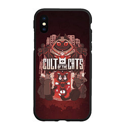 Чехол iPhone XS Max матовый Dark Cult Of The Cats