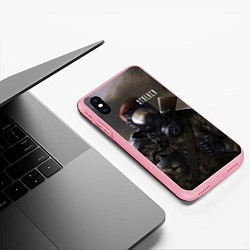 Чехол iPhone XS Max матовый STALKER: Сталкер В Плаще, цвет: 3D-баблгам — фото 2
