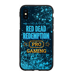 Чехол iPhone XS Max матовый Игра Red Dead Redemption: pro gaming