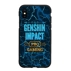 Чехол iPhone XS Max матовый Игра Genshin Impact: pro gaming