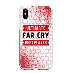 Чехол iPhone XS Max матовый Far Cry: Best Player Ultimate, цвет: 3D-белый