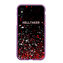Чехол iPhone XS Max матовый Helltaker краска