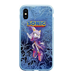 Чехол iPhone XS Max матовый Blaze the Cat - Mario & Sonic Rio 2016 Olimpic Gam