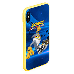 Чехол iPhone XS Max матовый Albatross - Sonic Free Riders - Video game, цвет: 3D-желтый — фото 2