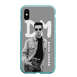 Чехол iPhone XS Max матовый Dave Gahan - Depeche Mode, цвет: 3D-мятный