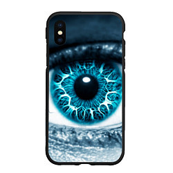 Чехол iPhone XS Max матовый Инопланетный глаз