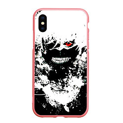 Чехол iPhone XS Max матовый Tokyo Ghoul Kaneki Ken paint, цвет: 3D-баблгам