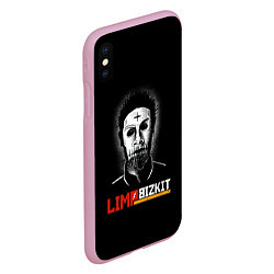 Чехол iPhone XS Max матовый Limp bizkit Wes Borland, цвет: 3D-розовый — фото 2