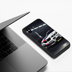 Чехол iPhone XS Max матовый BMW M 240 i racing - Motorsport, цвет: 3D-черный — фото 2