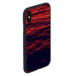 Чехол iPhone XS Max матовый Sunset Wave, цвет: 3D-черный — фото 2