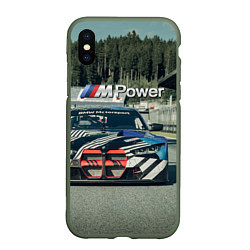 Чехол iPhone XS Max матовый BMW M Power - Motorsport - Racing team