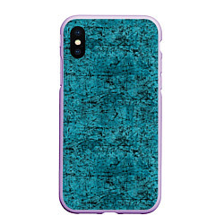 Чехол iPhone XS Max матовый Абстрактные штрихи - текстура