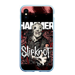 Чехол iPhone XS Max матовый Slipknot Hammer