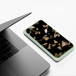 Чехол iPhone XS Max матовый The spell, цвет: 3D-салатовый — фото 2