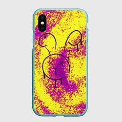 Чехол iPhone XS Max матовый RIP Bunny