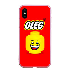 Чехол iPhone XS Max матовый Олег Lego