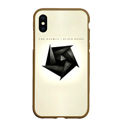 Чехол iPhone XS Max матовый Black Roses - The Rasmus, цвет: 3D-коричневый