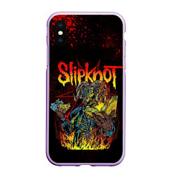 Чехол iPhone XS Max матовый Slipknot Monster