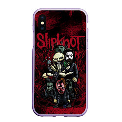 Чехол iPhone XS Max матовый Slipknot art