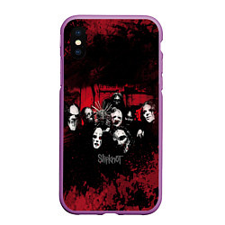 Чехол iPhone XS Max матовый Группа Slipknot