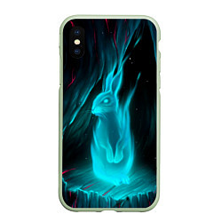 Чехол iPhone XS Max матовый Дух кролика