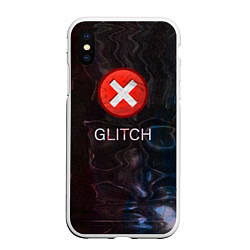 Чехол iPhone XS Max матовый GLITCH - Визуальная ошибка