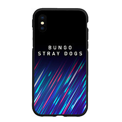 Чехол iPhone XS Max матовый Bungo Stray Dogs stream