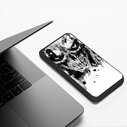 Чехол iPhone XS Max матовый Демон внутри тебя, цвет: 3D-черный — фото 2