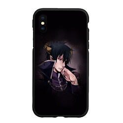 Чехол iPhone XS Max матовый The Devil Is a Part-Timer, цвет: 3D-черный