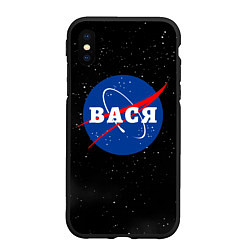 Чехол iPhone XS Max матовый Вася Наса космос