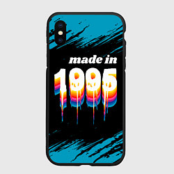 Чехол iPhone XS Max матовый Made in 1995: liquid art