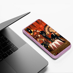 Чехол iPhone XS Max матовый Circus Stray Kids, цвет: 3D-сиреневый — фото 2