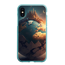 Чехол iPhone XS Max матовый Чудесный мир и волшебный город