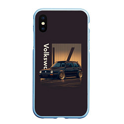 Чехол iPhone XS Max матовый Volkswagen Golf class