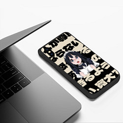 Чехол iPhone XS Max матовый Мисаки Аюдзава из Президент студсовета, цвет: 3D-черный — фото 2