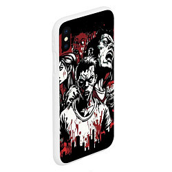 Чехол iPhone XS Max матовый Resident evil umbrella, цвет: 3D-белый — фото 2