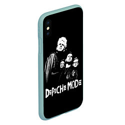 Чехол iPhone XS Max матовый Depeche Mode Violator, цвет: 3D-мятный — фото 2