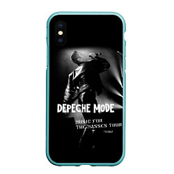 Чехол iPhone XS Max матовый Depeche Mode - Music for the Masses tour