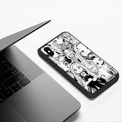 Чехол iPhone XS Max матовый Эри - Моя геройская академия, цвет: 3D-черный — фото 2
