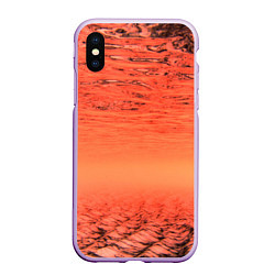 Чехол iPhone XS Max матовый Огненные осколки