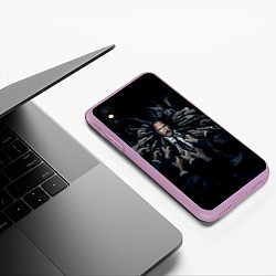 Чехол iPhone XS Max матовый Джон Уик против всех, цвет: 3D-сиреневый — фото 2