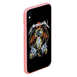 Чехол iPhone XS Max матовый Металлика - Metallica, цвет: 3D-баблгам — фото 2