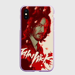 Чехол iPhone XS Max матовый John wick osaka, цвет: 3D-сиреневый