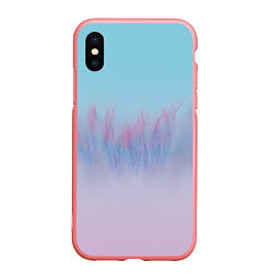Чехол iPhone XS Max матовый Пурпурный огонь, цвет: 3D-баблгам