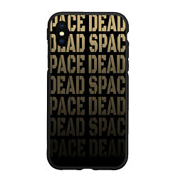 Чехол iPhone XS Max матовый Dead Space или мертвый космос, цвет: 3D-черный