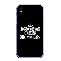 Чехол iPhone XS Max матовый Obladaet - players club members надпись